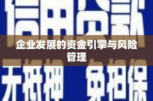 江干企业发展的资金引擎与风险管理