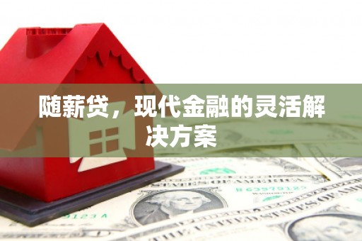 江干随薪贷，现代金融的灵活解决方案