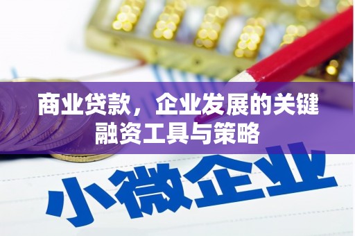 江干商业贷款，企业发展的关键融资工具与策略