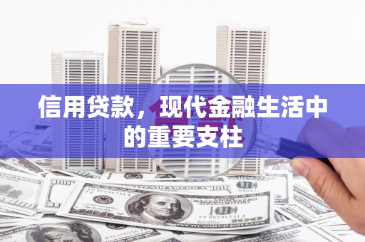 江干信用贷款，现代金融生活中的重要支柱