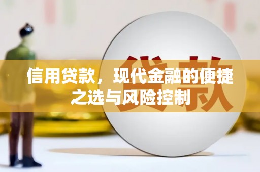 江干信用贷款，现代金融的便捷之选与风险控制