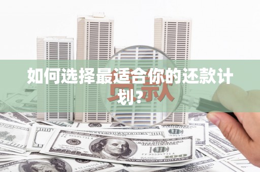 江干如何选择最适合你的还款计划？