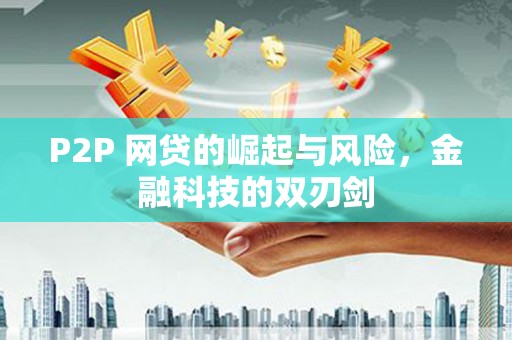 江干P2P 网贷的崛起与风险，金融科技的双刃剑