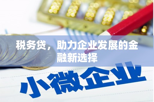 江干税务贷，助力企业发展的金融新选择