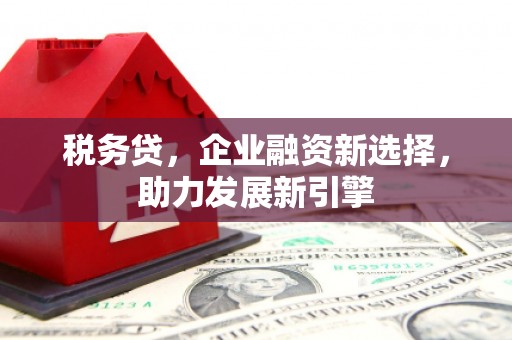 江干税务贷，企业融资新选择，助力发展新引擎
