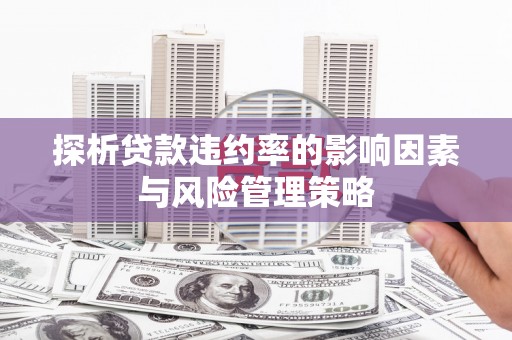 江干探析贷款违约率的影响因素与风险管理策略
