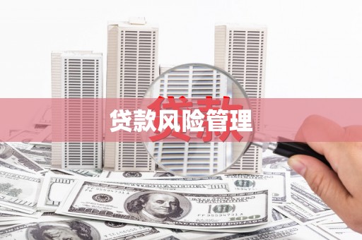 江干贷款风险管理