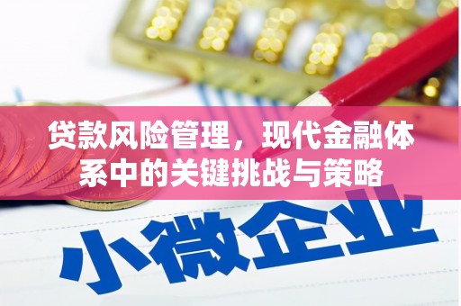 江干贷款风险管理，现代金融体系中的关键挑战与策略