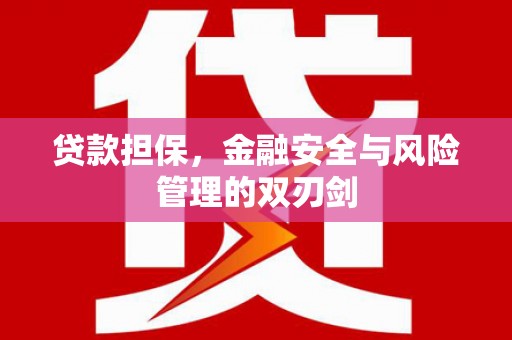 江干贷款担保，金融安全与风险管理的双刃剑