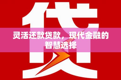 江干灵活还款贷款，现代金融的智慧选择