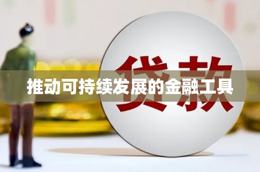江干推动可持续发展的金融工具