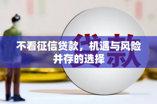 江干不看征信贷款，机遇与风险并存的选择