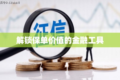 江干解锁保单价值的金融工具