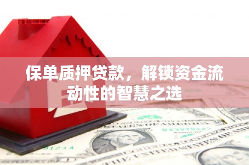 江干保单质押贷款，解锁资金流动性的智慧之选